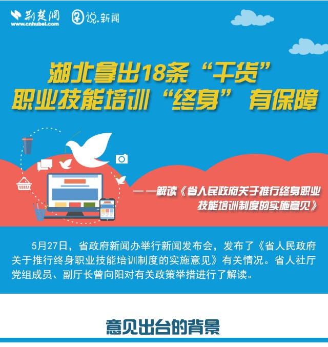 湖北省政府关于推行终身职业技能培训制度的实施意见